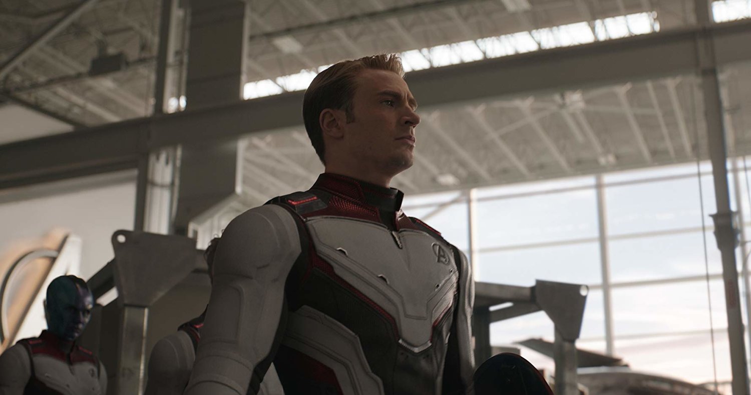 Steve Rogers/Captain America (Chris Evans) in a scene from Marvel Studios' "Avengers: Endgame," in theaters now.