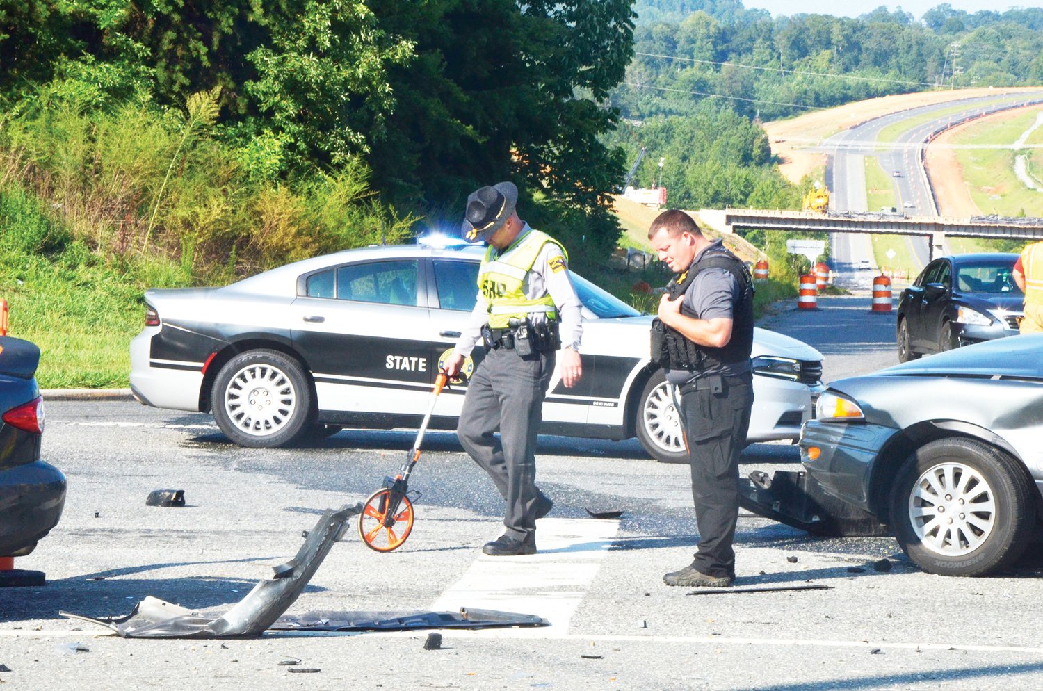 After an accident takes place, State Troopers and other law enforcement personnel have to perform duties, take measurements and other tasks to determine the causes of an accident, and the fault of the incident. The move over law is designed to ensure the safety of the men and women in their jobs as they perform these tasks.
