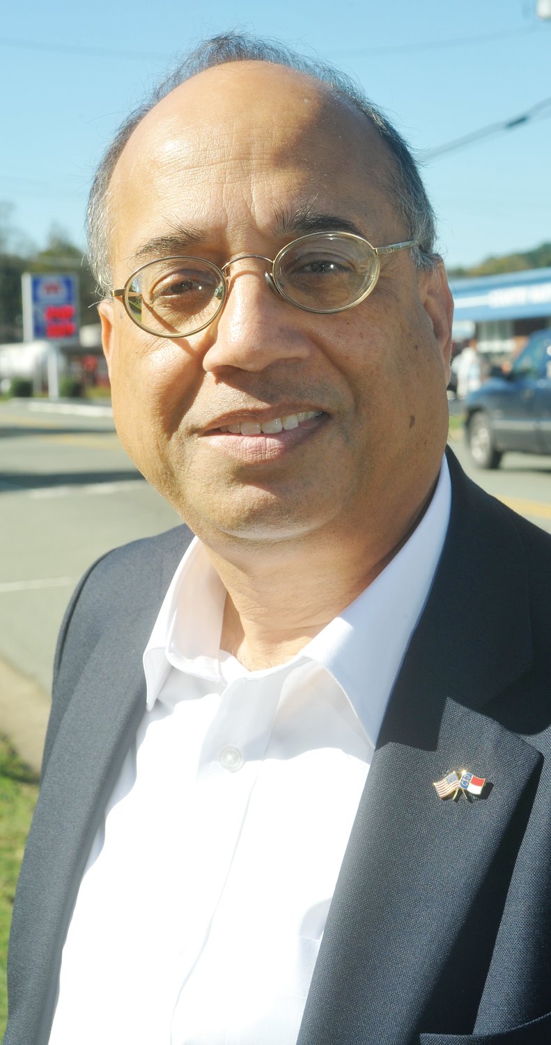 Atul Goel set a goal to visit 100 counties in North Carolina, and has visited 22 so far. He says that he wants to meet the people in the state to really understand their needs. His concept is that the ideas of the voters in every county are important, no matter what their population.