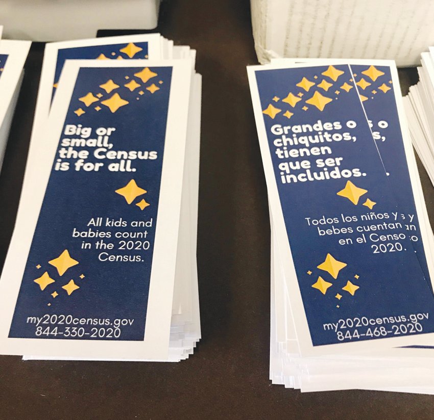 These census bookmarks help to promote participation. The deadline to pariticipate in the 2020 population count has been moved back to Oct. 31.