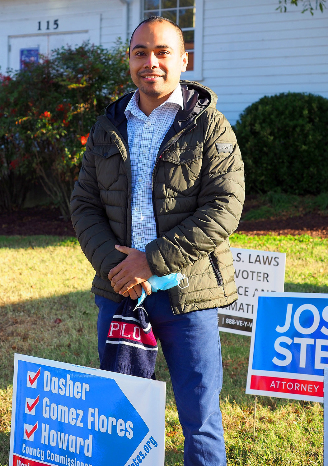 Chatham County Commissioner-elect Franklin Gomez Flores.