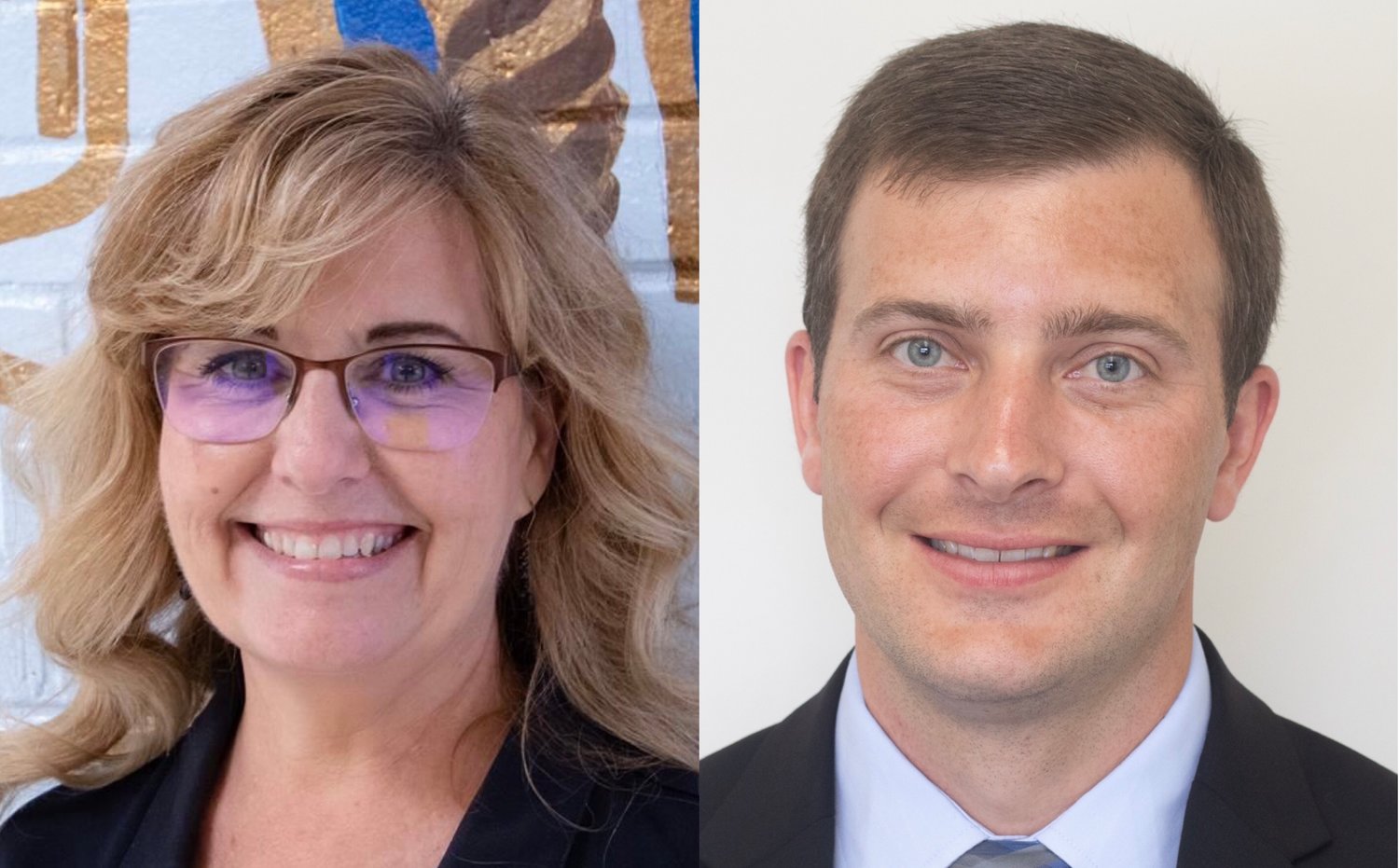 Donna Barger and Matthew Wilkins, two new principals at CCS.