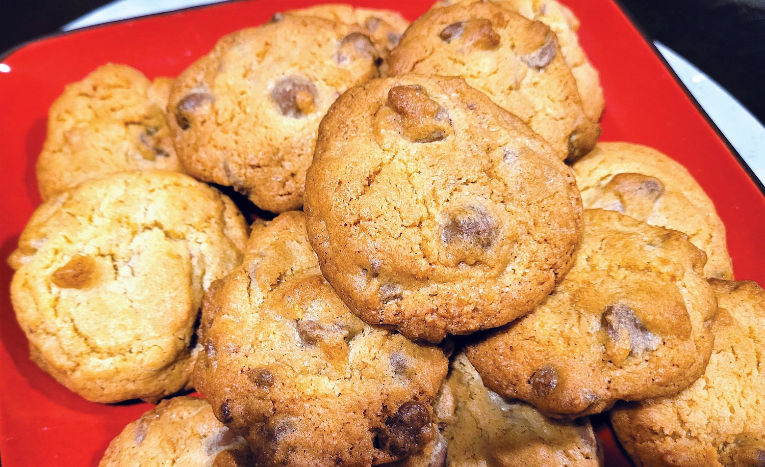 These 'vanilla explosion cookies' are great — with or without chocolate chips.