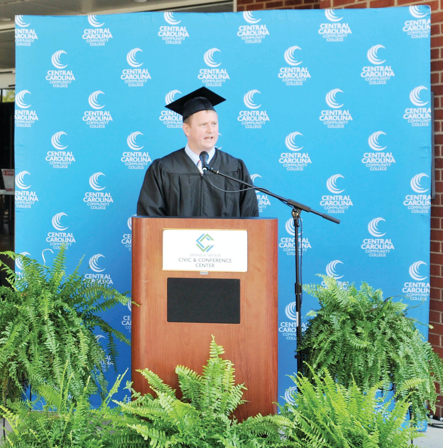 Central Carolina Community College Executive Vice President / Chief Financial Officer Dr. Phillip Price told graduates: ‘Graduation represents the culmination of such hard work, dedication, and sacrifice on the part of our graduates and their families — and it also reflects that Central Carolina Community College is doing everything possible in its power to meet the educational and employment needs of our communities.’