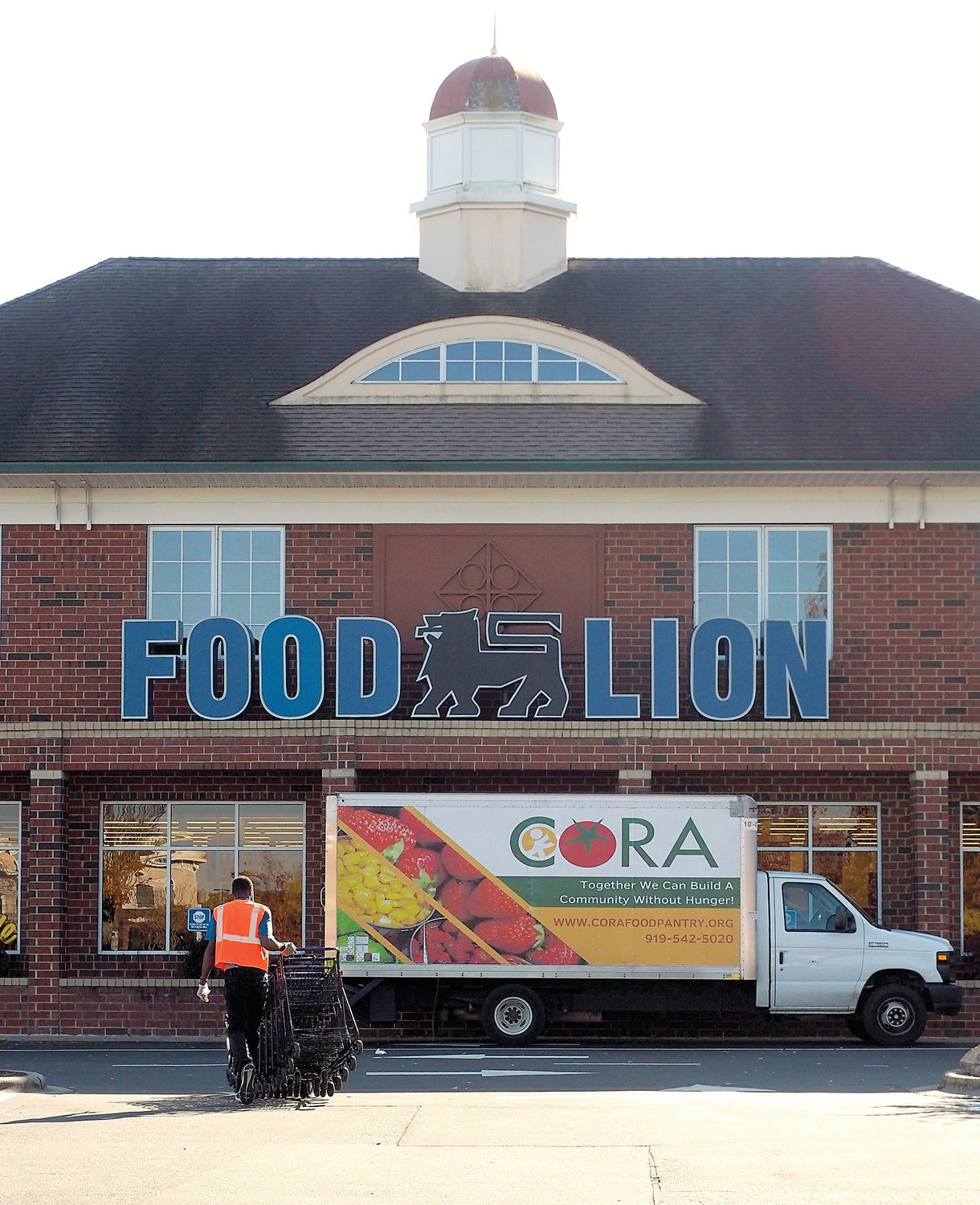 CORA held its Turkey Tuesday food drive outside of the Governor's Club Food Lion last Tuesday.