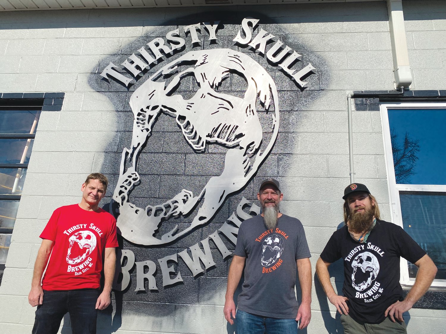 Thirsty Skull Brewing is located on 915 N. 2nd Ave in Siler City. Co-owners Chris Hackney, Eric Stevens, Brandon Russell and Steve Russell opened the taproom to customers on Dec. 3.