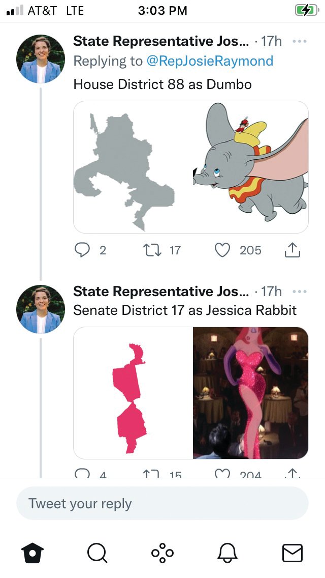 ‘Tis the season for redistricting, which raises the ghost of 'gerrymandering' in state legislatures across the country. Kentucky State Rep. Josie Raymond, a Democrat, saw some humor in what her majority Republican colleagues proposed.
