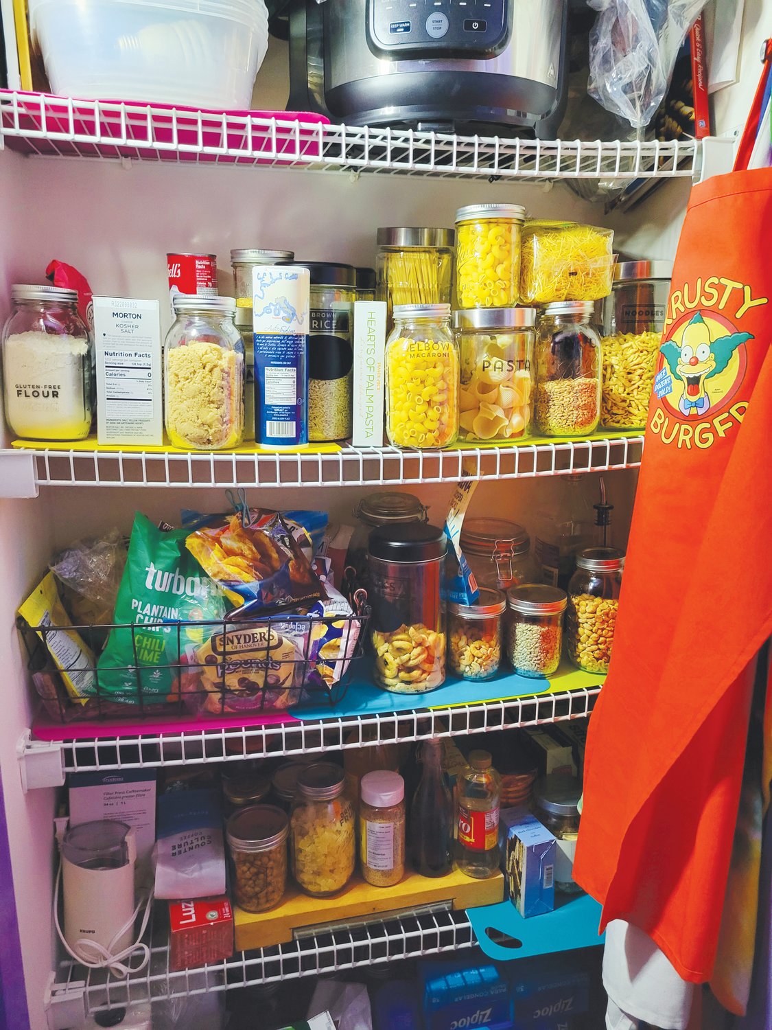 The Curious Cook's pantry.