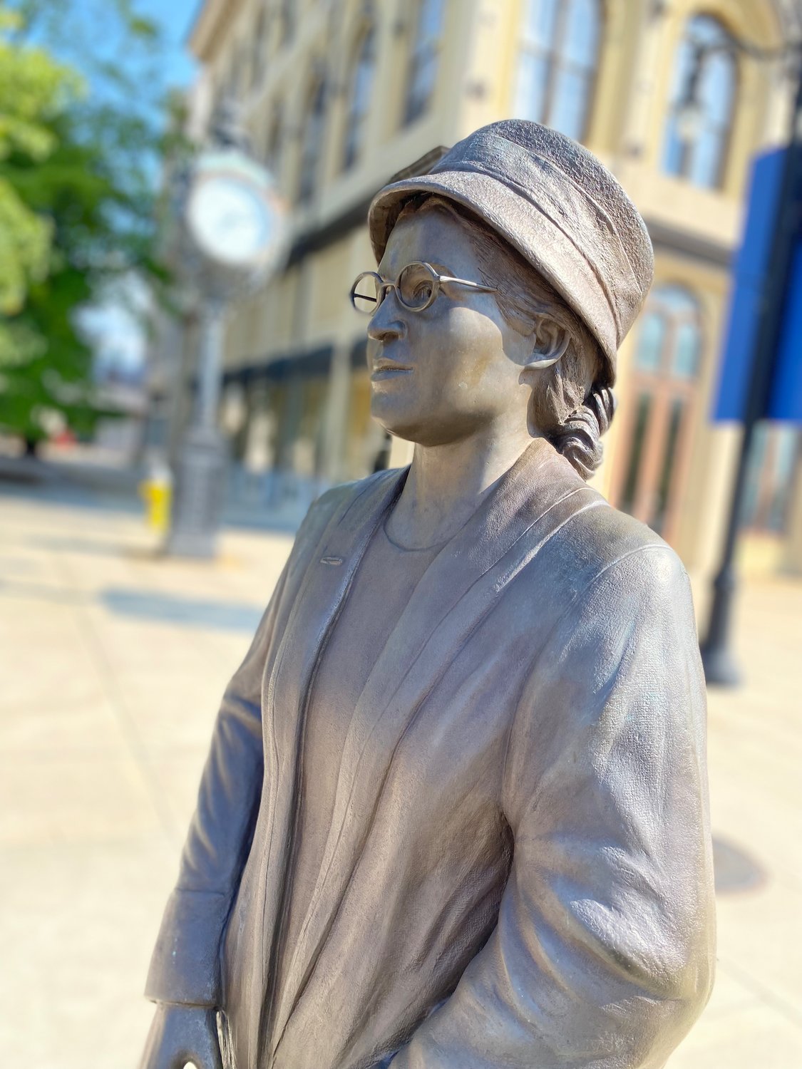 A life-sized statue of Rosa Parks in downtown Montgomery, located near the site where thousands of slaves were auctioned. Parks worked as a seamstress at a nearby business when, on Dec. 1, 1955, she chose to be arrested — rather than give up her seat on a city bus — for violating (legally, as it turned out) local segregation laws.