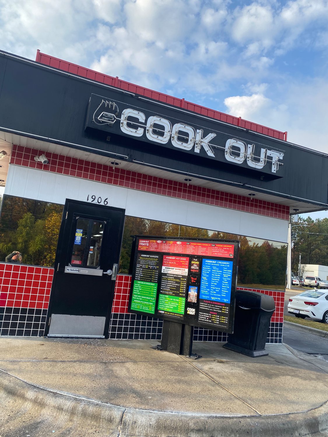 Sanford's Cook Out location has been a popular stop for burgers and shakes for years. Siler City's Cook Out is anticipated to open next summer.