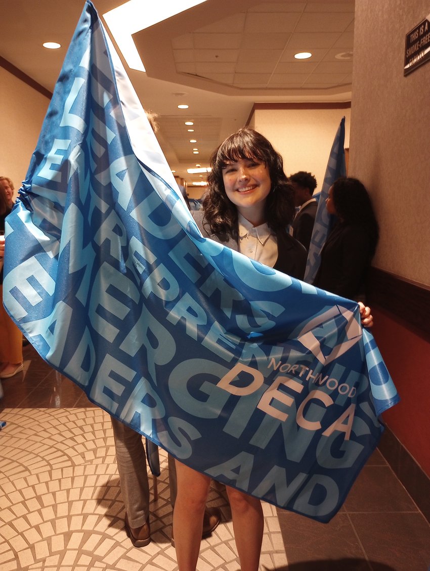 Savannah Matthews, a senior at Northwood High School, will travel to Orlando, Florida at the end of April to compete in a national competition for DECA.