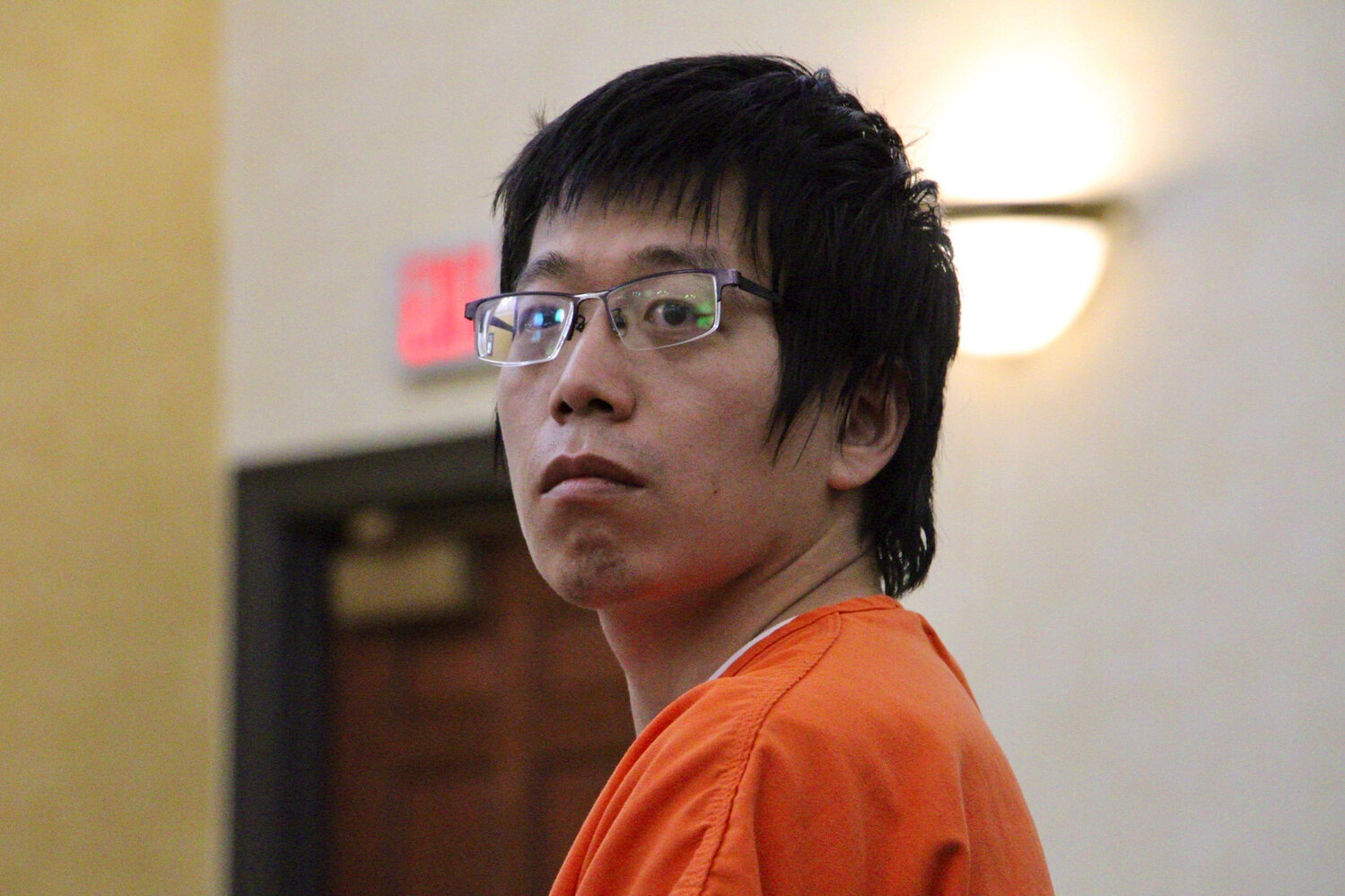 FILE - Tailei Qi, the graduate student suspected in the fatal shooting of a University of North Carolina at Chapel Hill faculty member, makes his first appearance at the Orange County Courthouse in Hillsborough, N.C., Aug. 29, 2023. Qi has been found unfit for trial after two mental evaluations, a judge ruled Monday, Nov. 27.